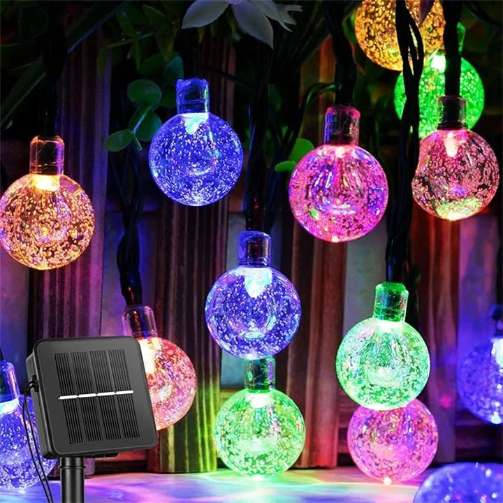 Floroux - Éclairage d'ambiance LED étanche à énergie solaire pour l'extérieur