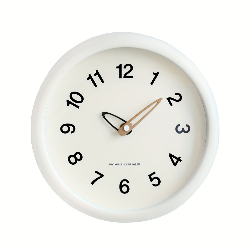 SilenceTime Horloge – Élégante Horloge Murale de 10 Pouces pour la Maison