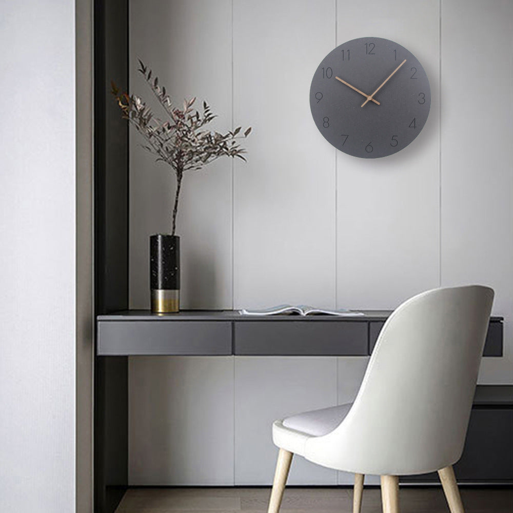Calme Nordique - Horloge Murale Minimaliste 29 cm