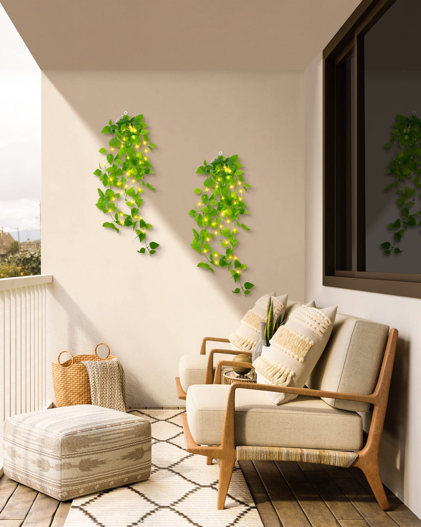 Floroux LED Ivy | Illuminated Artificial Plant | Indoor & Outdoor Decoration | Ambient Light