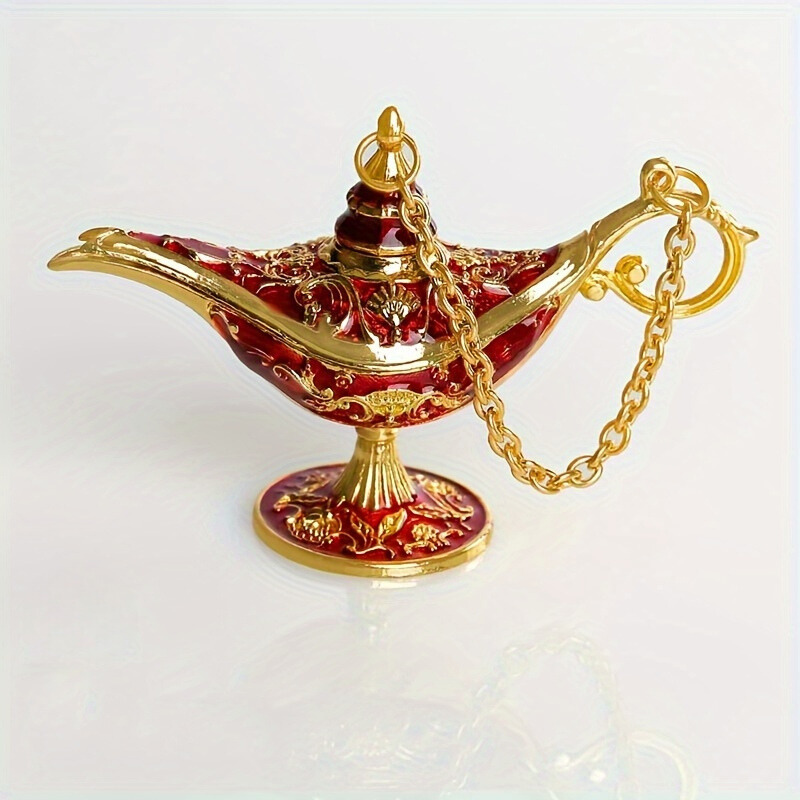 AladdinWish Lamp – Vintage Éclairage à Huile en Métal