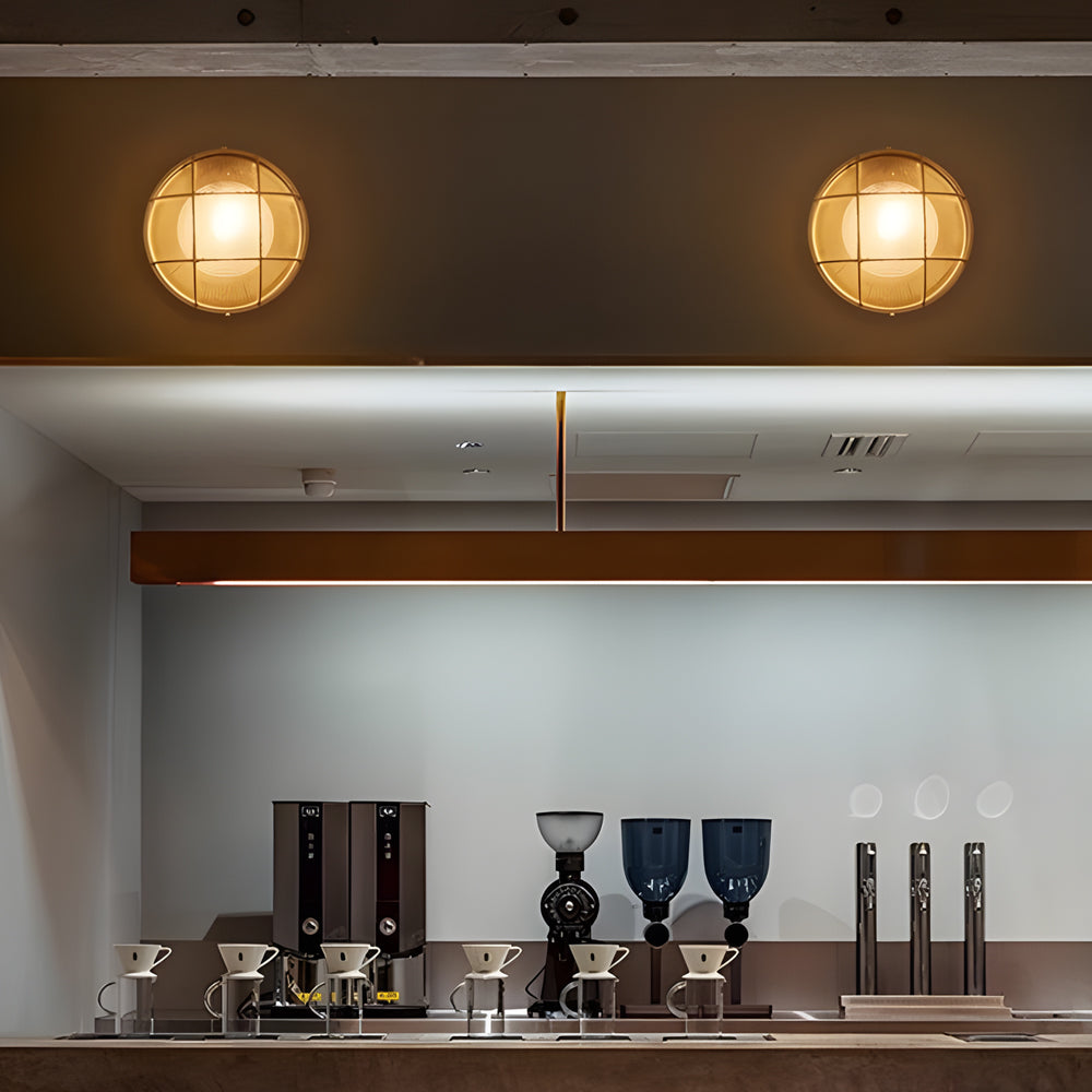 RetroGlow – Lampe Murale Industrielle pour Extérieur