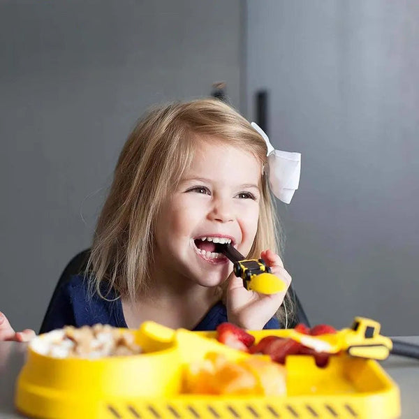 ConstructoFork - Ensemble de couverts pour enfants robuste pour la construction
