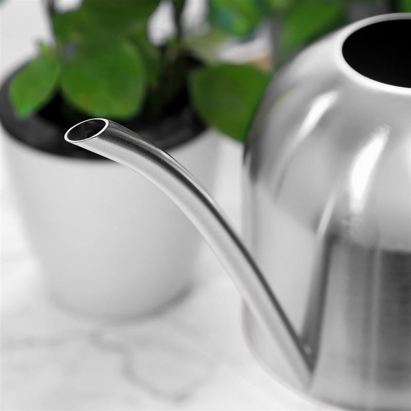 Stainless steel watering can Floroux with flexible spout | Modern design | Perfect watering | Rust resistant