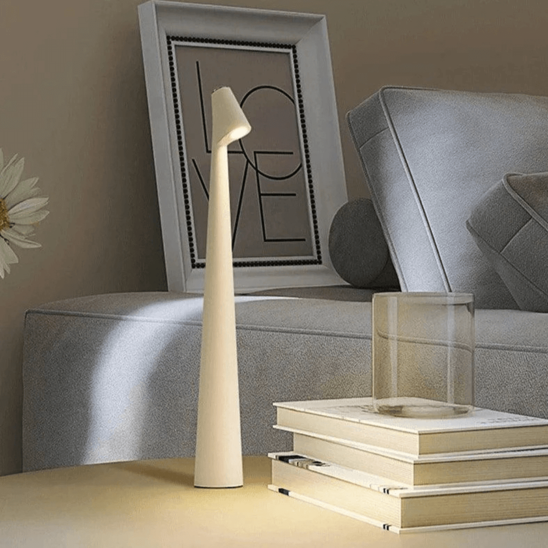 Nordic - Lampe d'ambiance au design minimaliste, lumière de lecture LED sans fil