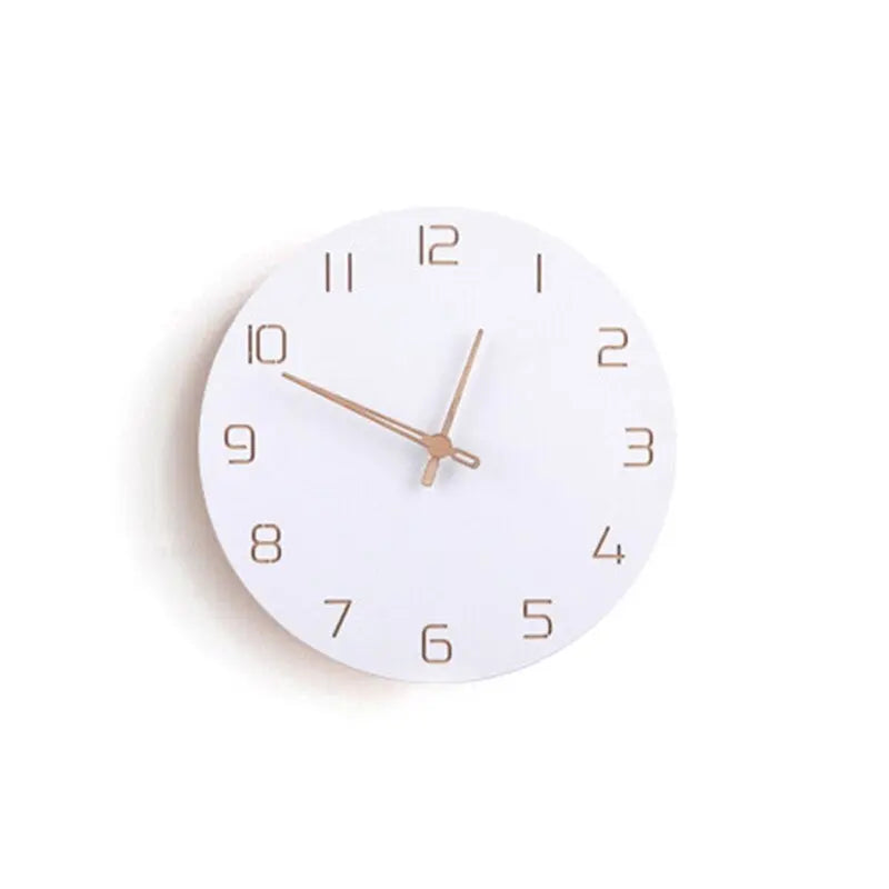 ScandiTime - Horloge Murale 3D en Bois Nordique pour Élégance Scandinave