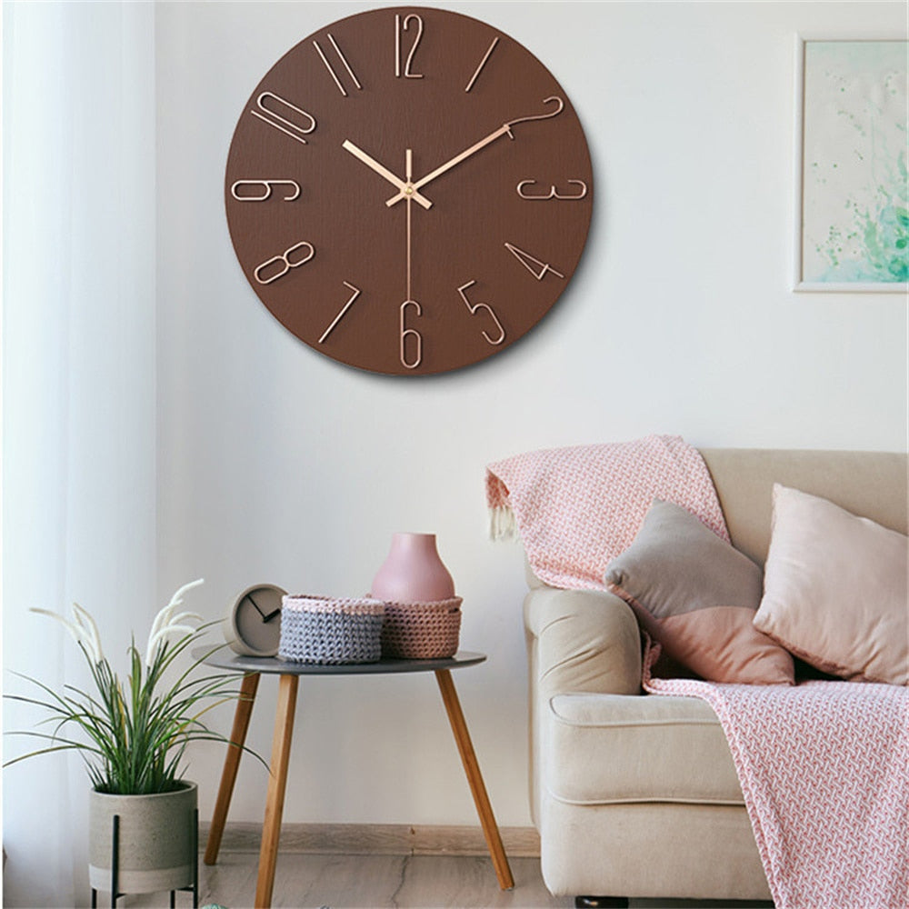 GlowTech – Horloge murale en plastique moderne