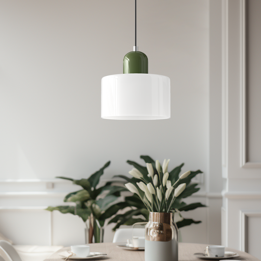 Floroux Glass Suspension | Creative Bauhaus Design | Colorful Accents | Atmospheric Lighting for Dining Room & Living Room