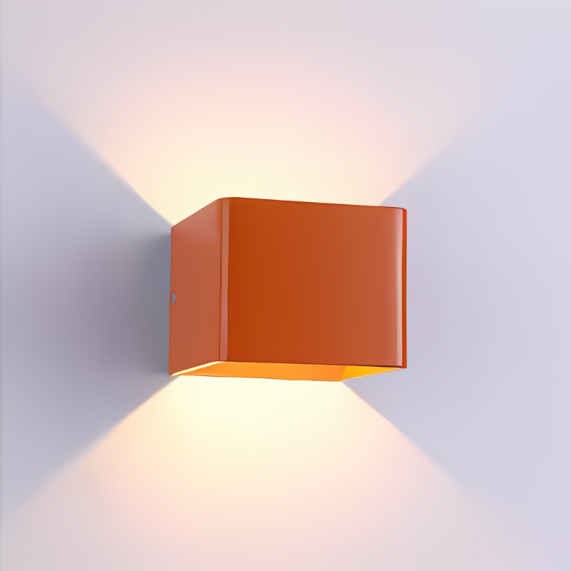 Floroux - Élégante lampe murale carrée pour une vie moderne