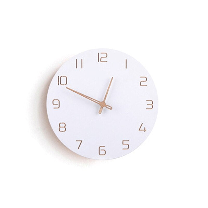 Floroux Horloge murale en bois 3D