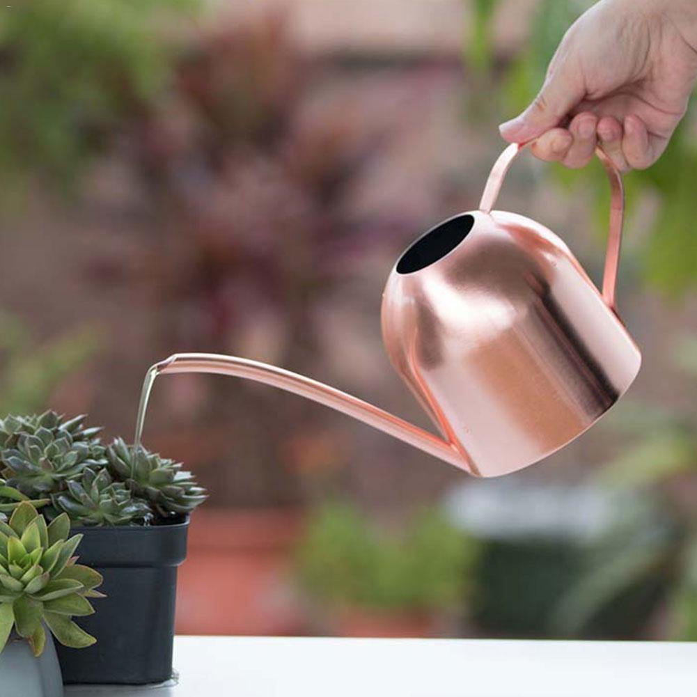 Stainless steel watering can Floroux with flexible spout | Modern design | Perfect watering | Rust resistant