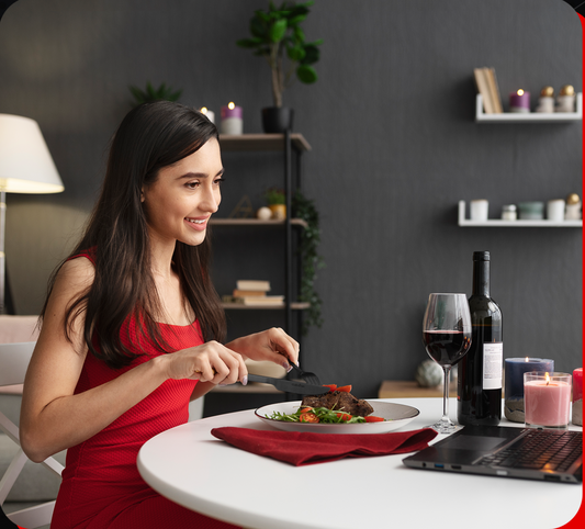 RoyalElegance - Luxe Ensemble de Couverts Noir pour 6 Personnes