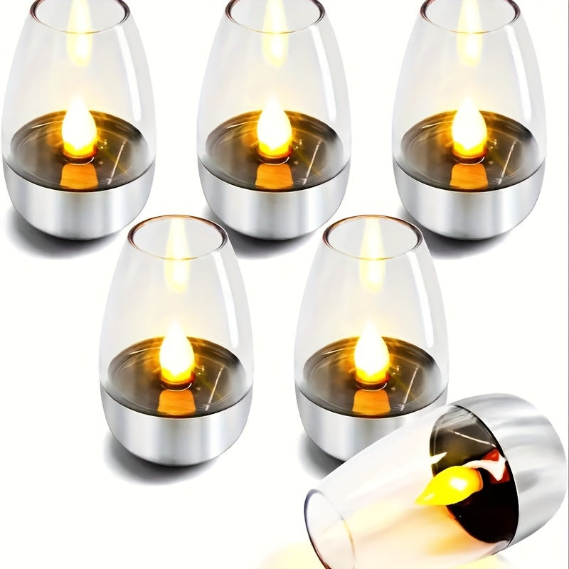 SolarCandle – Éclairage LED de bougie à thé solaire pour décoration