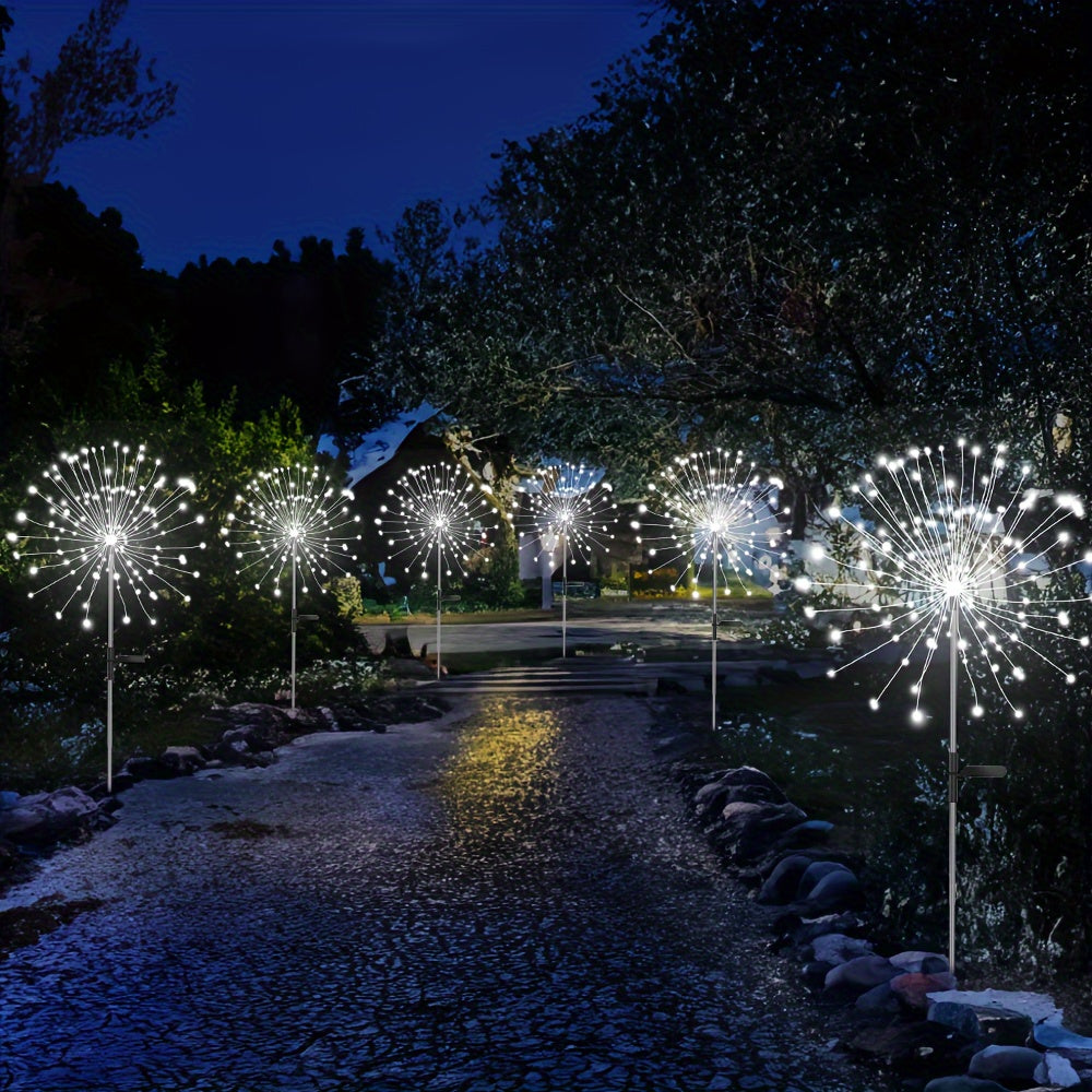 Feu d'artifice lumineux | 60 LEDs pour une décoration de jardin magique