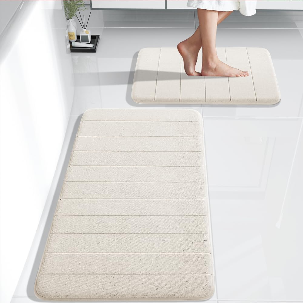 Floroux | Tapis de bain doux et antidérapants Set