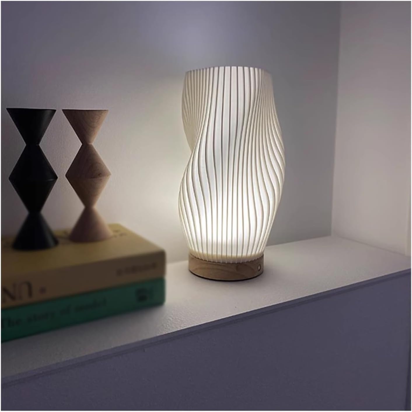 Floroux - Lampe à vagues LED calme pour une atmosphère conviviale