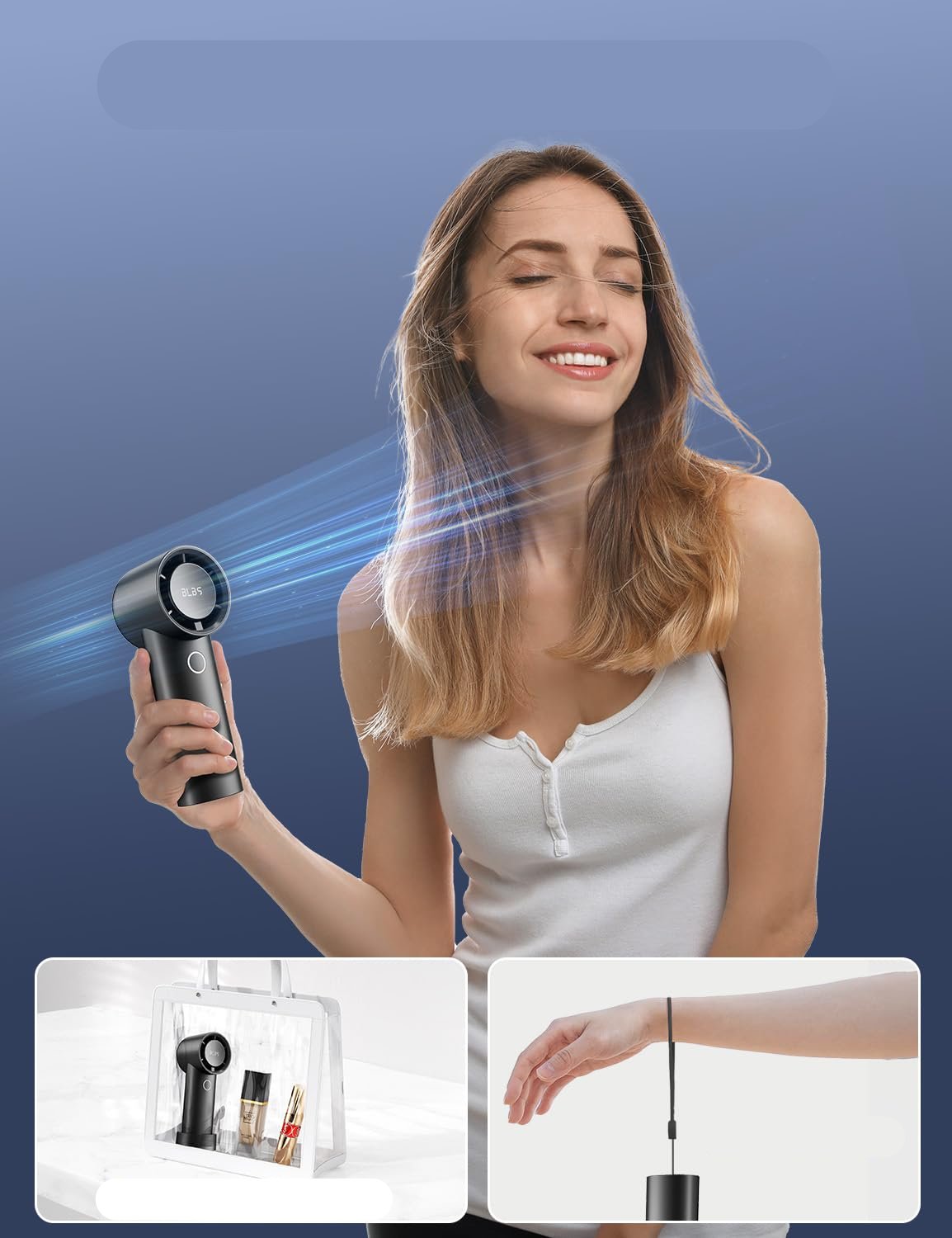 Phonery BreezeBuddy Ventilateur personnel à main