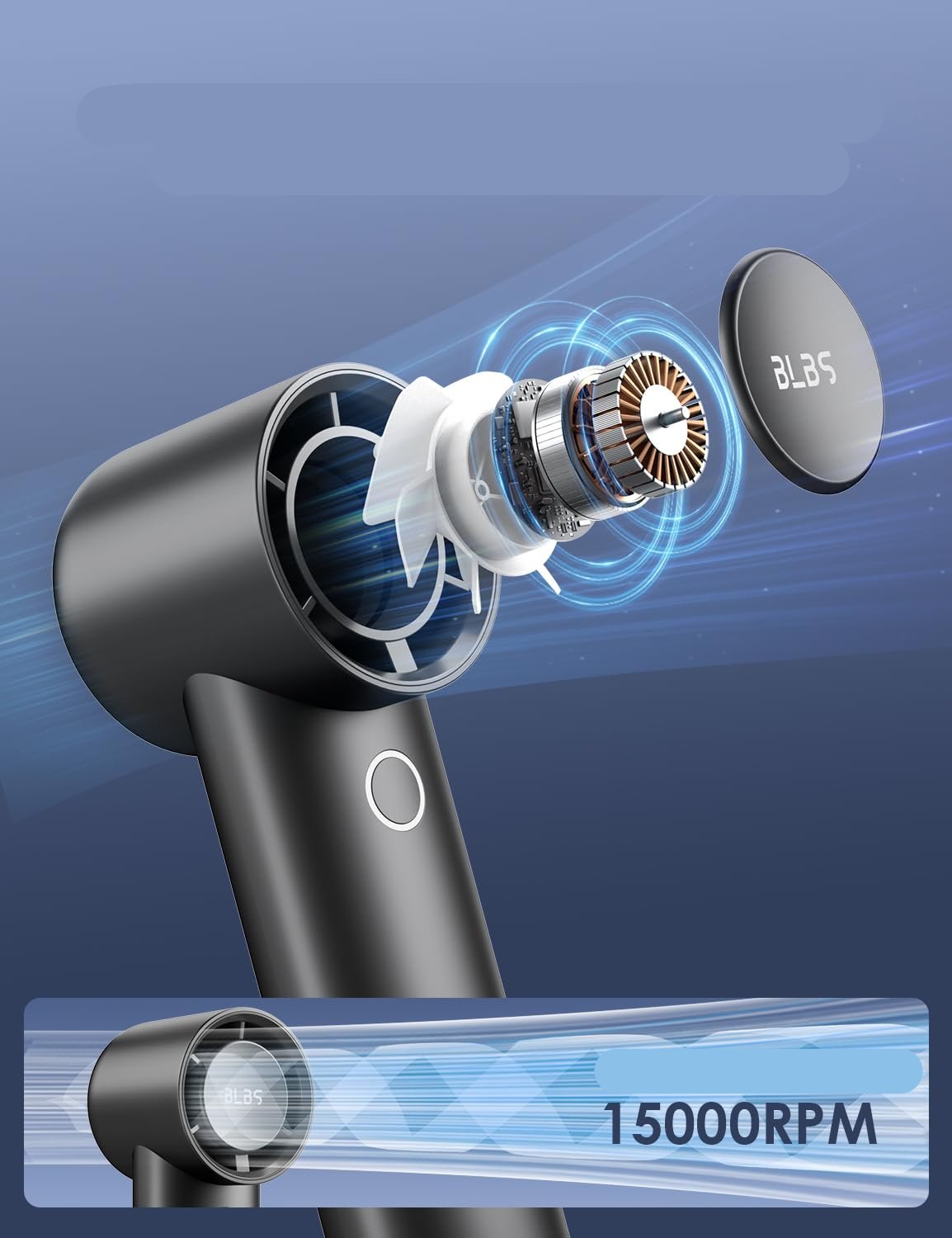 Phonery BreezeBuddy Ventilateur personnel à main