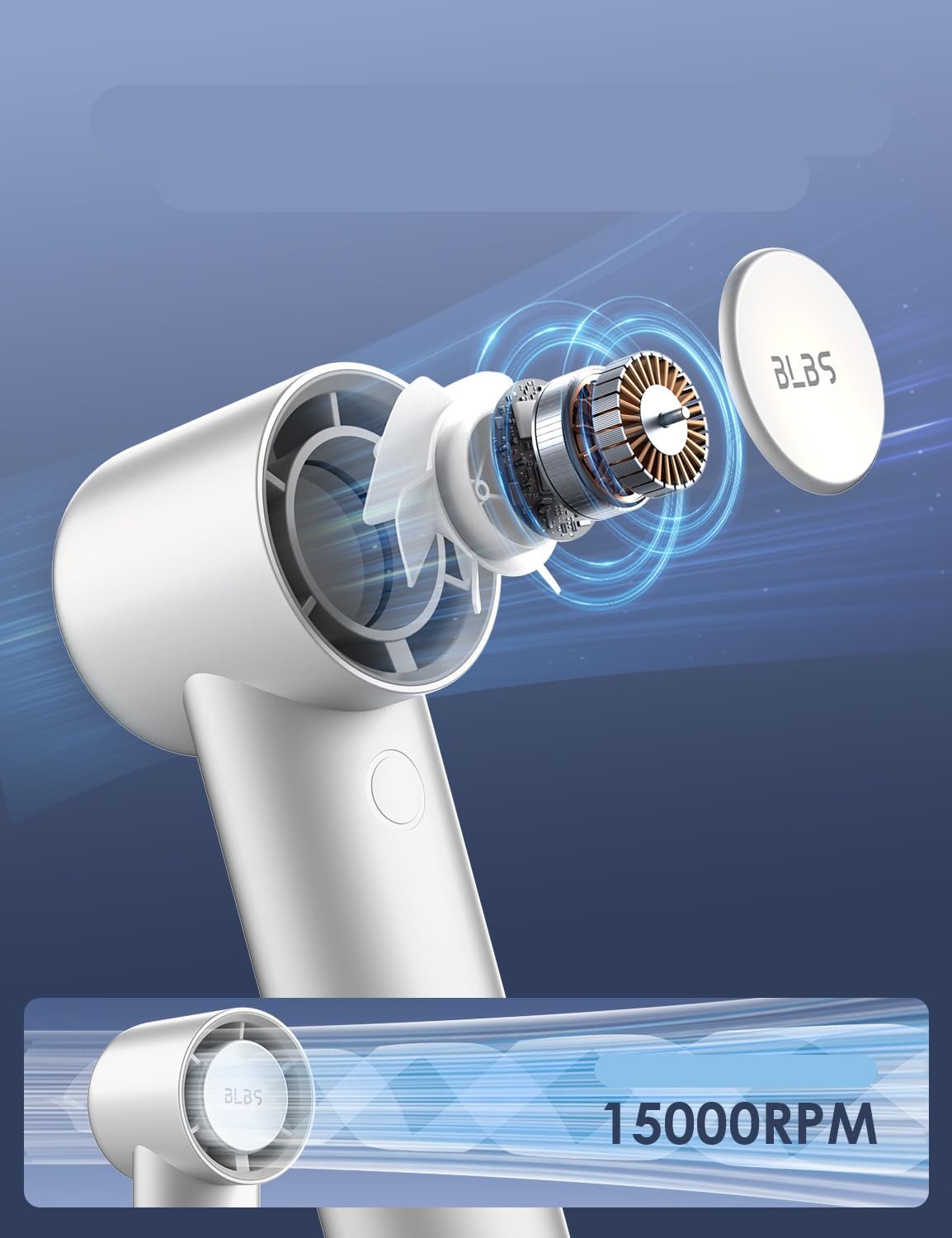 Phonery BreezeBuddy Ventilateur personnel à main