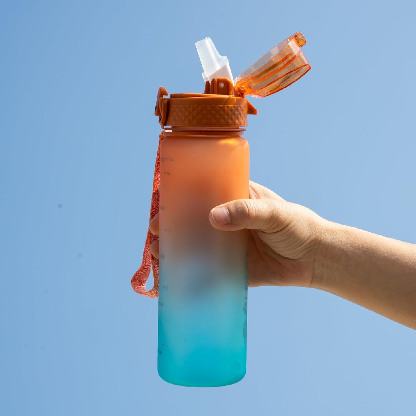 EcoFlow - Bouteille d'eau Tritan réutilisable avec paille