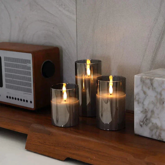 Floroux Set of three scented candles | Aromatic | Well-being for the home | Relaxing decor