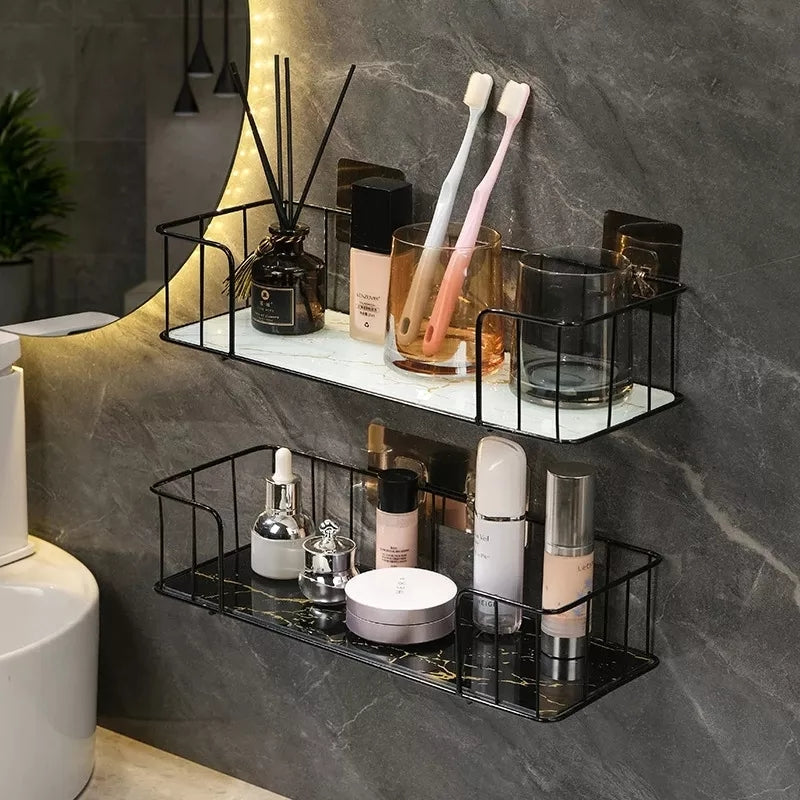 Étagère d'organisateur de salle de bain