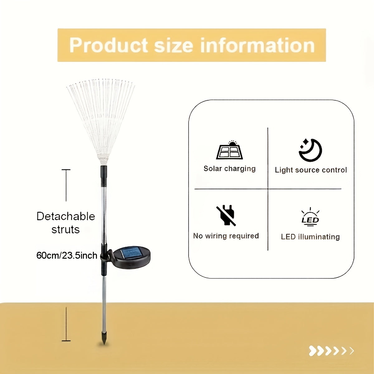 SolarGlow – Lampe extérieure LED durable à énergie solaire