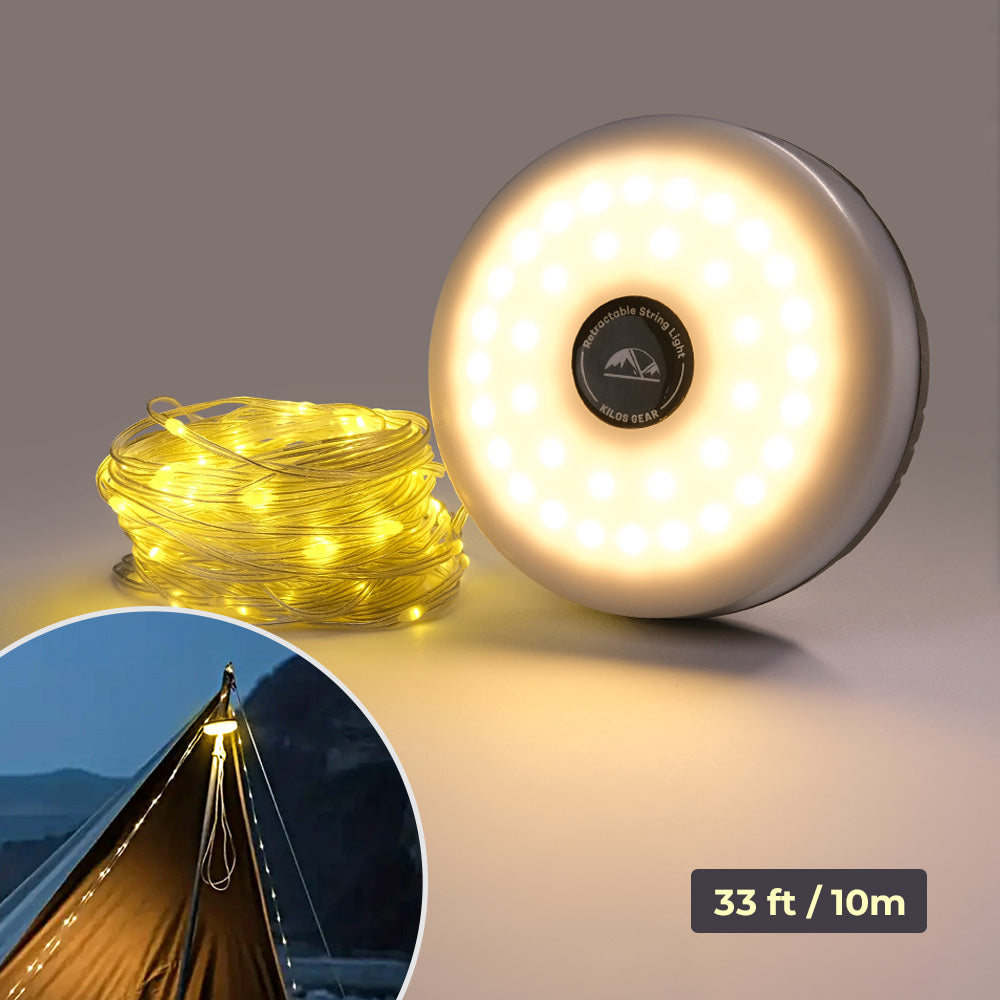 Lampe de camping ajustable télescopique