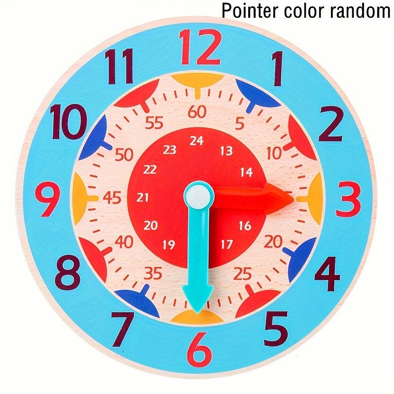 Floroux pour enfants - horloge d'apprentissage pour apprendre l'heure, parfaite en tant que cadeau de Noël et d'Halloween