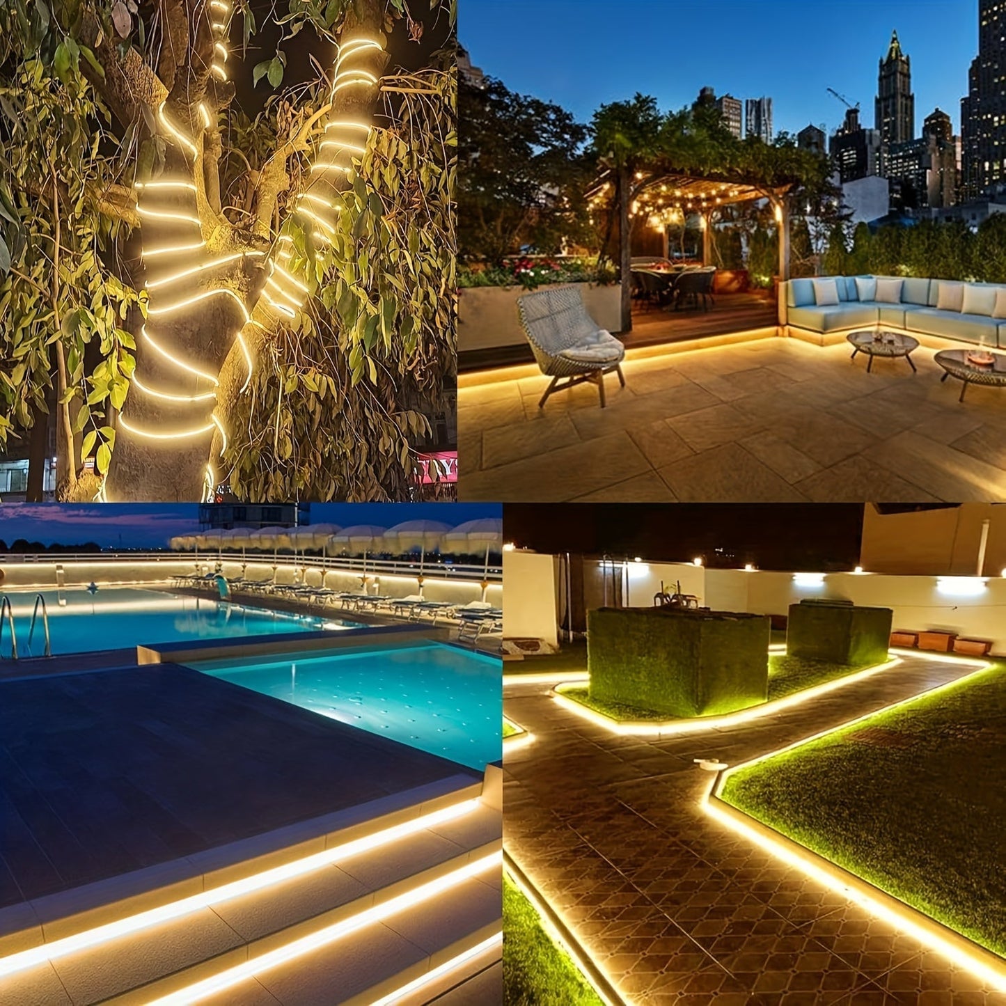 SolarFlex Light – Bande LED flexible à énergie solaire