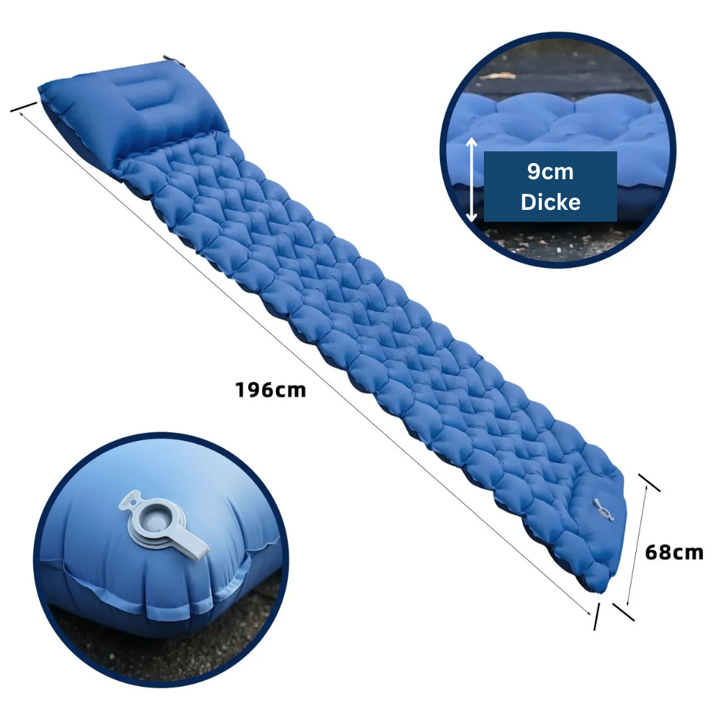 Floroux - Matelas Gonflable Léger pour Extérieur