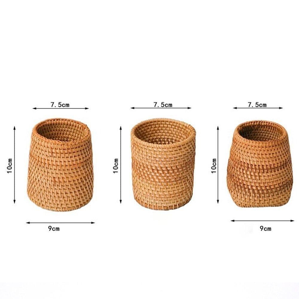 Handwoven storage basket Floroux | Rattan basket for the home | Decorative and functional storage