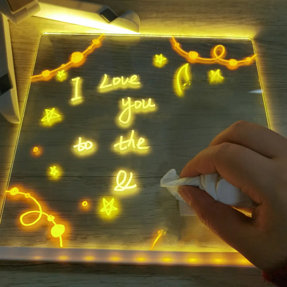 Floroux - Tableau de dessiner fantastique illuminé