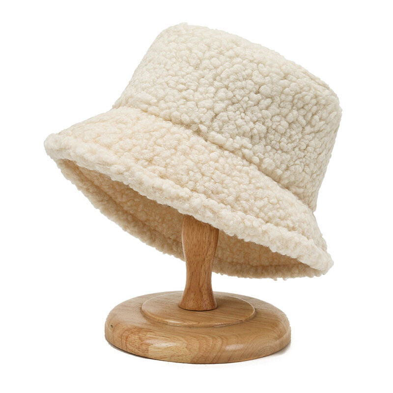 CozySheep Chapeau - Chaud Bucket Teddy pour les jours d'hiver