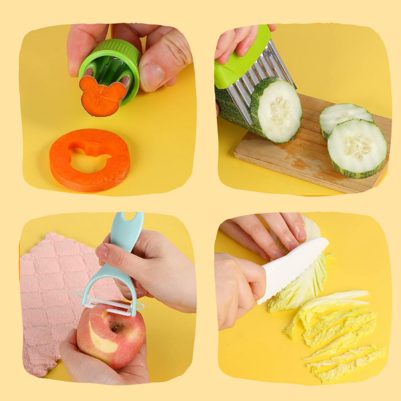 Montessori | 13 en 1 ensemble de cuisine pour enfants