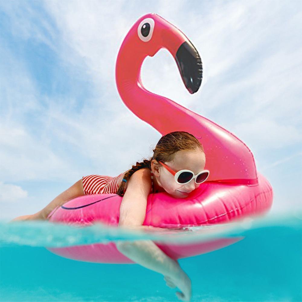 Floroux Flamant Swimming Ring | Inflatable Floater XXL | Summer Pool Toy | Party Decoration