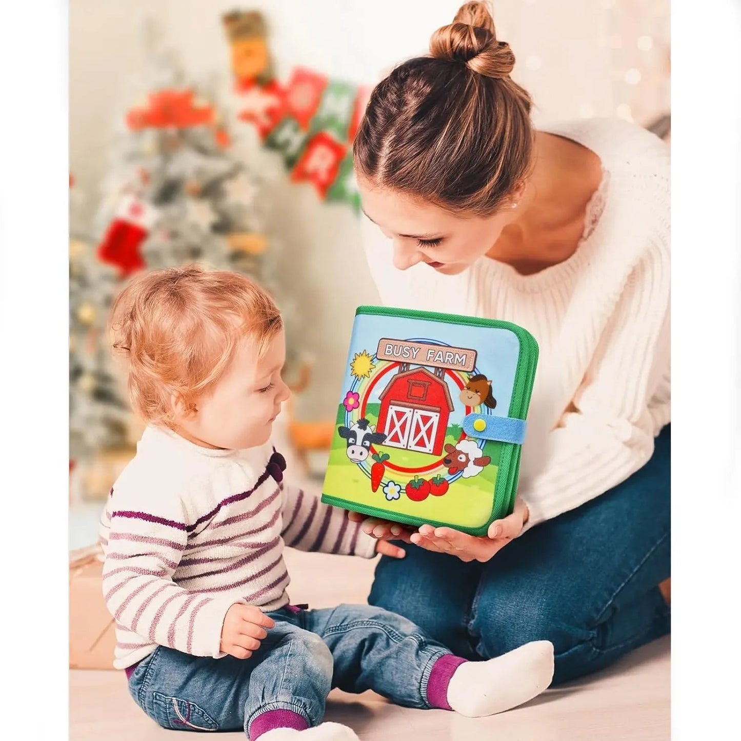 Livre créatif sur les animaux de la ferme - Pour les tout-petits et les enfants en bas âge