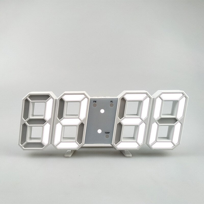Horloge murale numérique LED avec des fonctions modernes