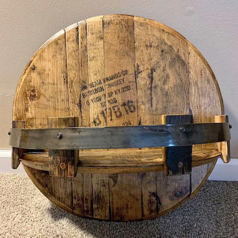 Étagère en fût de whisky Bourbon