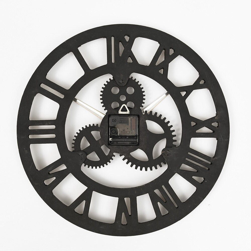Horloge murale dorée luxueuse Floroux