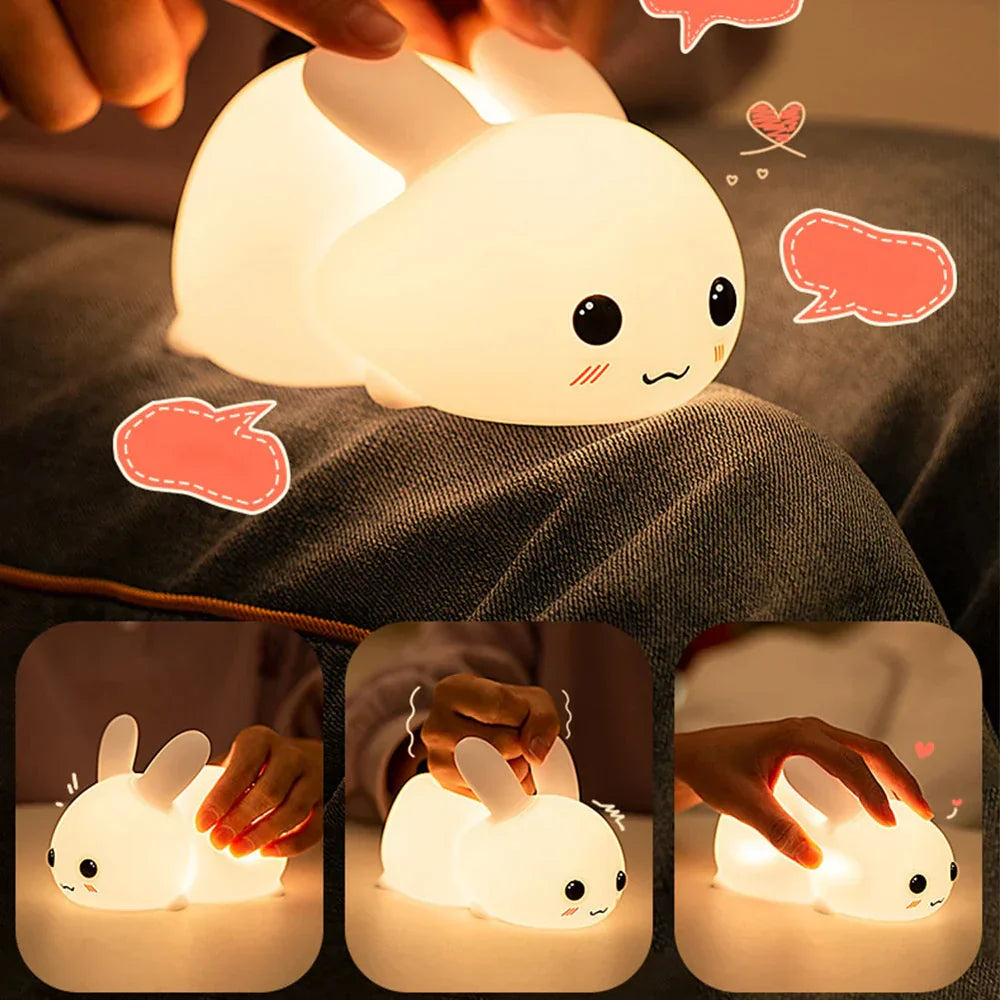 BunnyGlow – Mignon veilleuse LED pour enfants