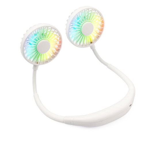 FlexiGlow - Ventilateur Portable, Flexible et Rechargeable