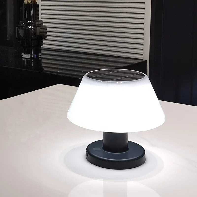 Floroux – Éco-Chic Lampe de table alimentée par solaire pour une atmosphère sans effort