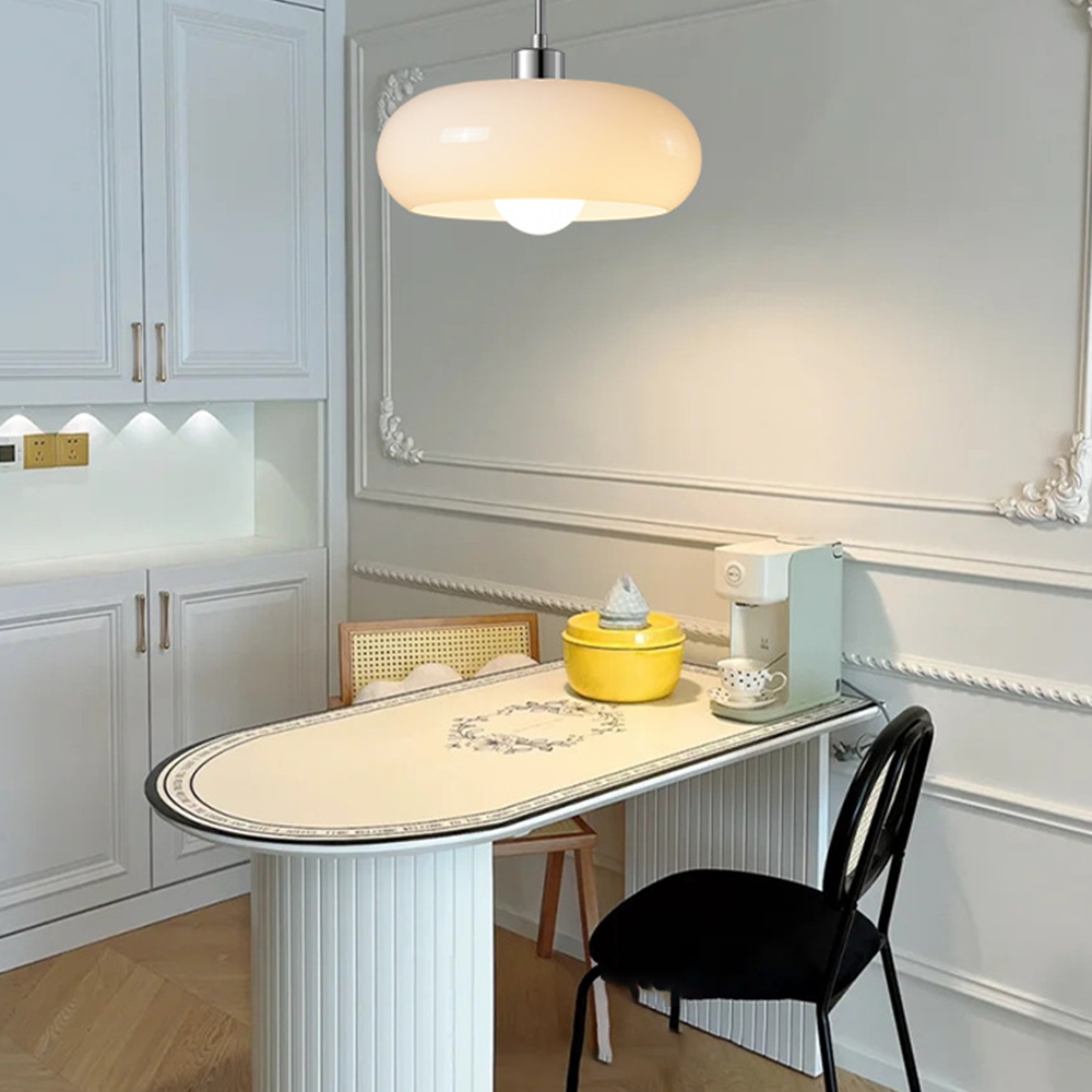 Floroux glass pendant light in loaf shape | Vintage design | Dimmable light | Perfect for kitchen and dining room