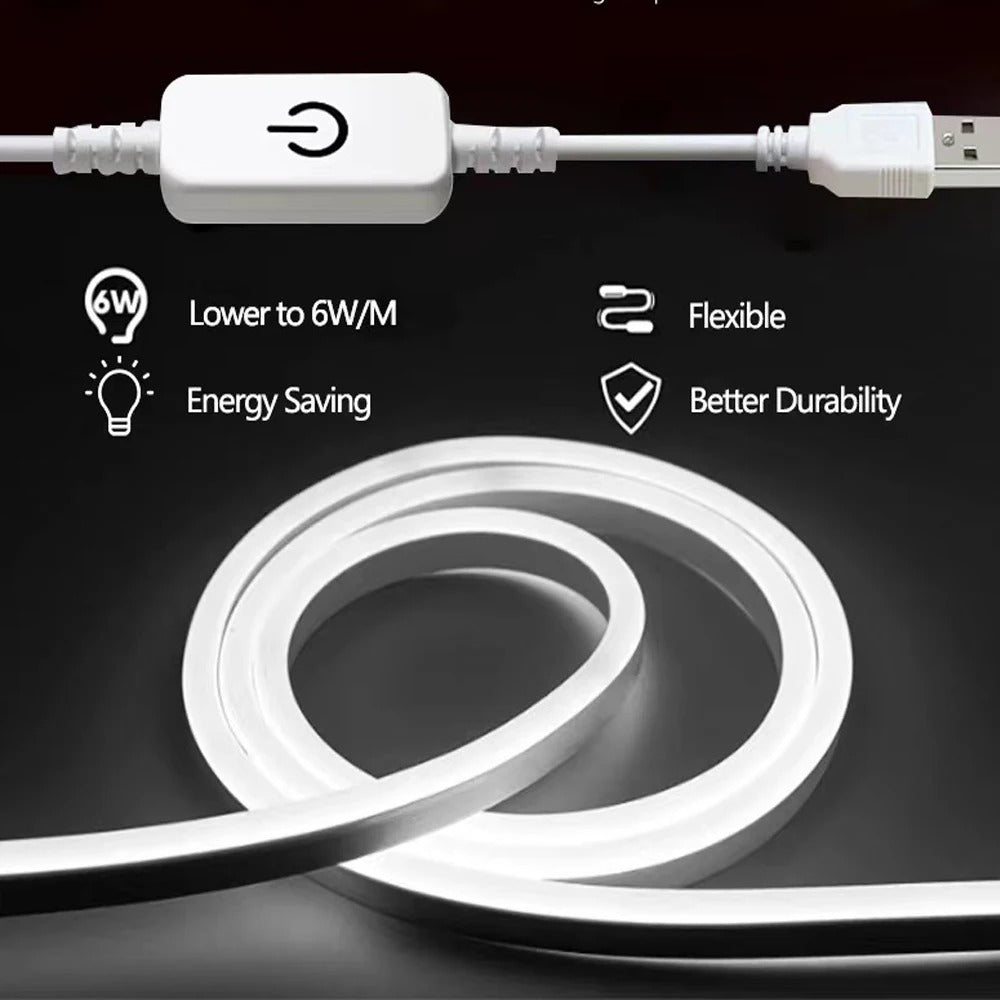 DesignTod™ Bande lumineuse à capteur tactile USB (Adhésif inclus)