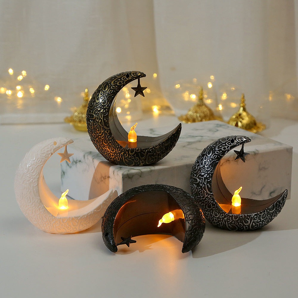 Floroux - Charmante bougie arabe lampe lune