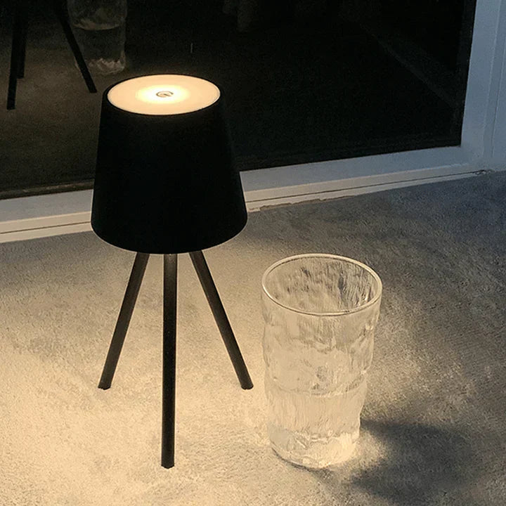 Floroux - Lampe de table LED fine et portable pour un éclairage d'ambiance à la maison