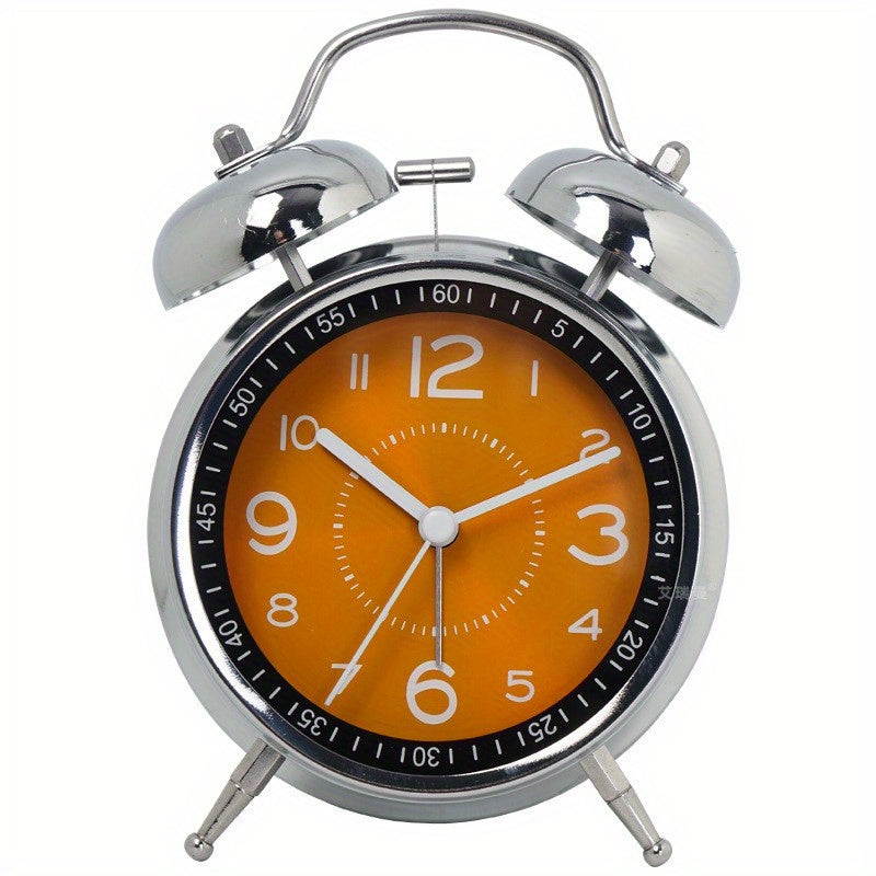 RetroBell Horloge – Réveil Silencieux Élégant avec Éclairage