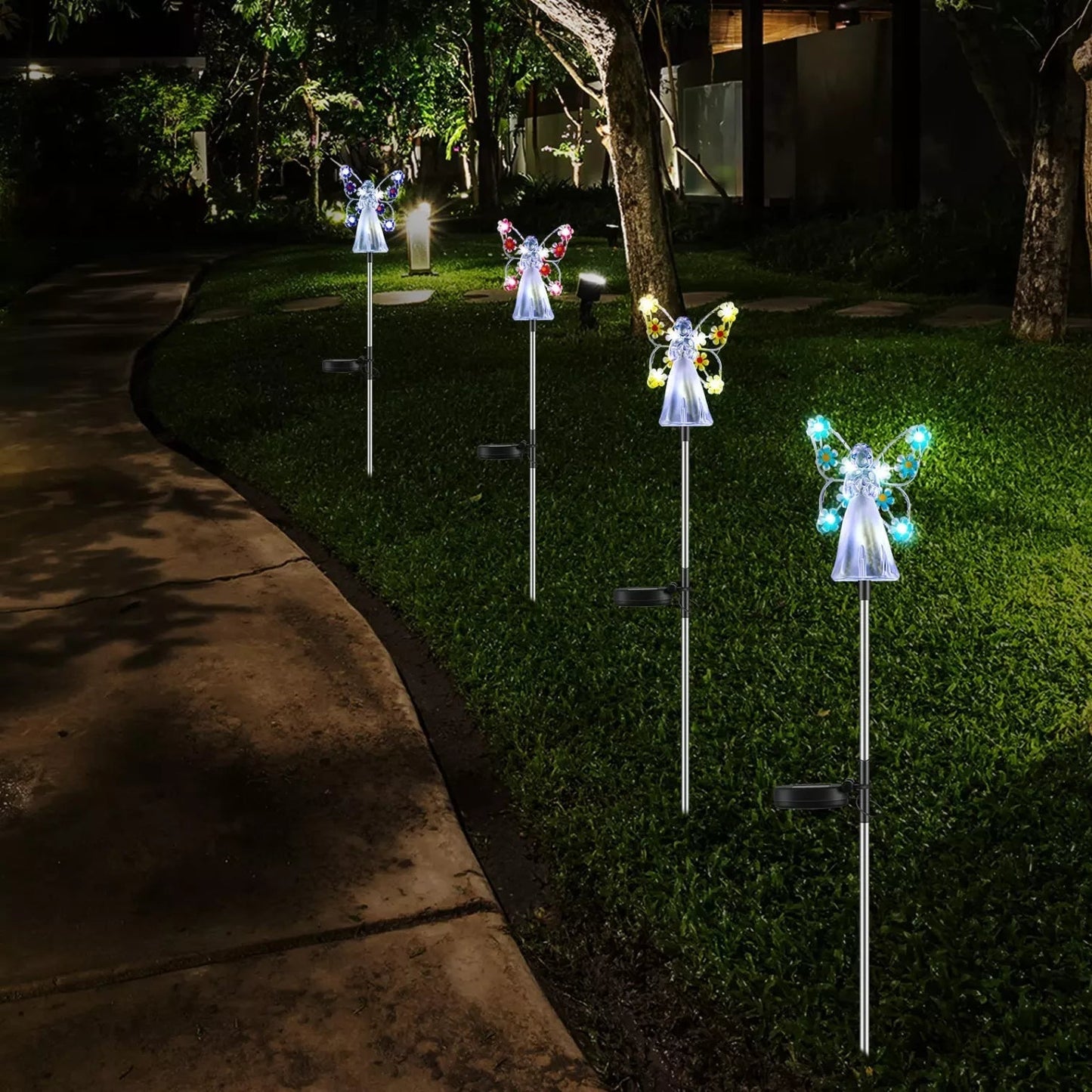 Floroux – Solar Ange Ailes Luminaires de Jardin