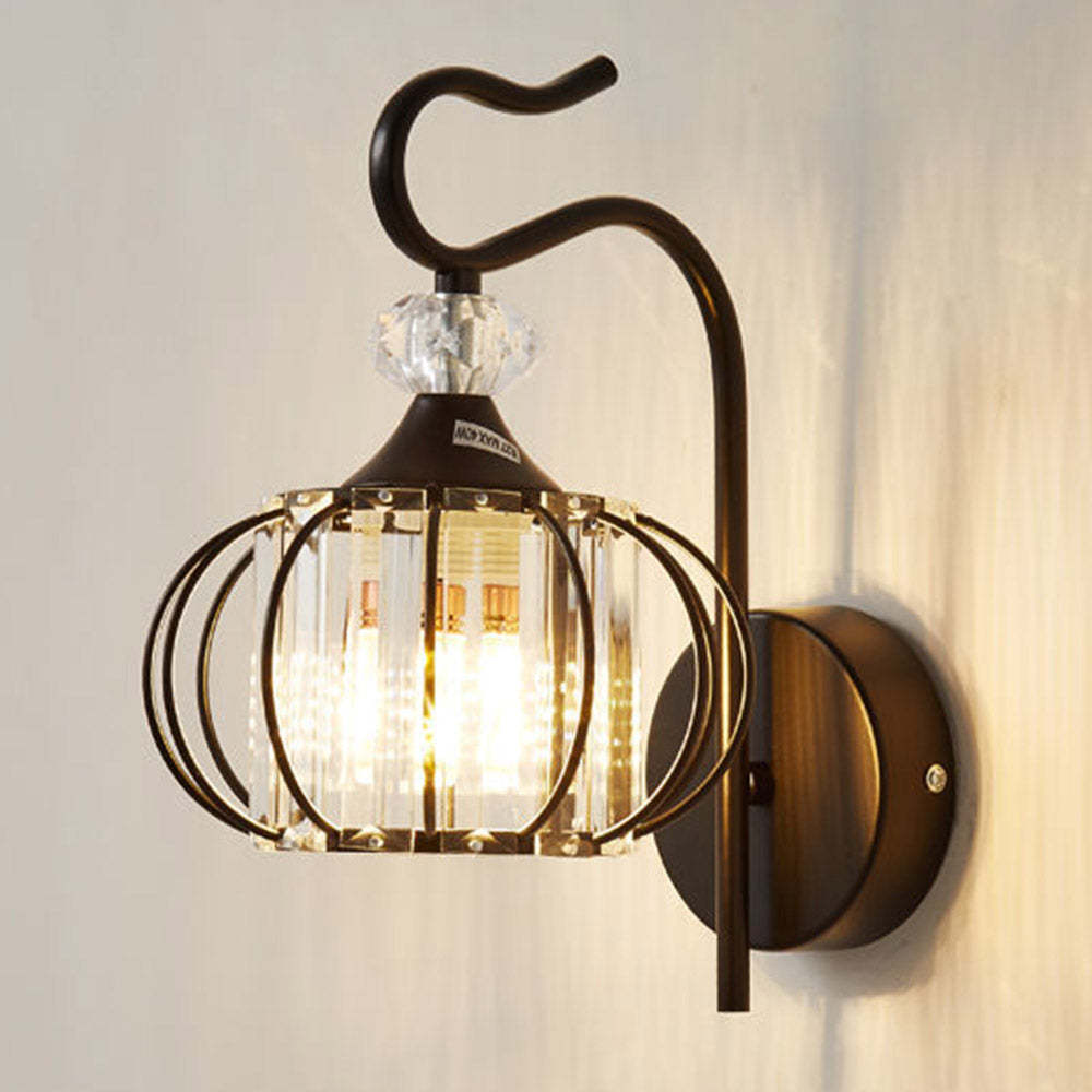 Lustre mural en cristal pour le salon